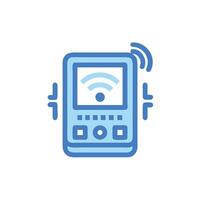 A phone with wifi icon on it vector