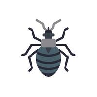 A bug icon on a white background vector
