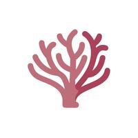 A coral icon on a white background vector