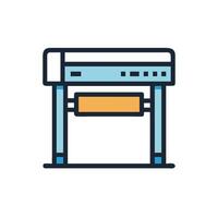 A machine that is used to make bread vector