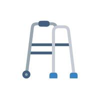 A pair of walking sticks on a white background vector