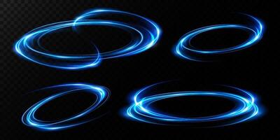 Explore Blue Light Swirl Effects designed specifically for contemporary Digital Design projects vector