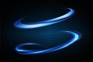 A mesmerizing display of dynamic blue swirls set against a dark, atmospheric background vector
