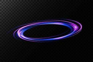 A mesmerizing display of purple and blue light swirls on a dark background captivates vector