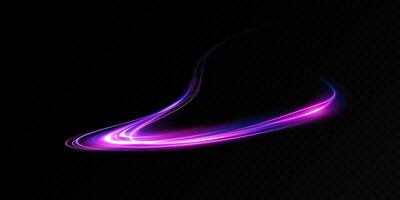 A vibrant neon light wave abstract background that captivates with its colors and design vector