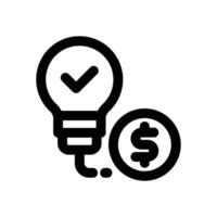 venture line icon. Clean and minimalist icon for websites and mobile apps. vector