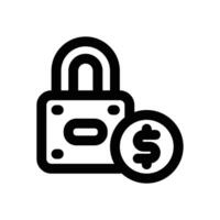 private line icon. Clean and minimalist icon for websites and mobile apps. vector