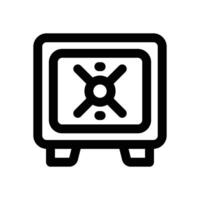 security box line icon. Clean and minimalist icon for websites and mobile apps. vector