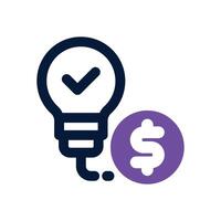 venture dual tone icon. Sleek and modern icon for websites and mobile apps. vector