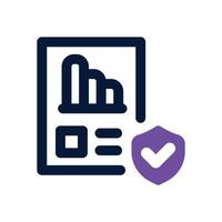 planning strategy dual tone icon. Sleek and modern icon for websites and mobile apps. vector