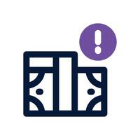 reduction dual tone icon. Sleek and modern icon for websites and mobile apps. vector