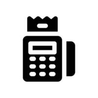 payment method glyph icon. Strong and solid icon for websites and mobile apps. vector
