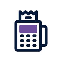 payment method dual tone icon. Sleek and modern icon for websites and mobile apps. vector
