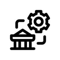 setting line icon. Clean and minimalist icon for websites and mobile apps. vector