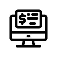 check line icon. Clean and minimalist icon for websites and mobile apps. vector