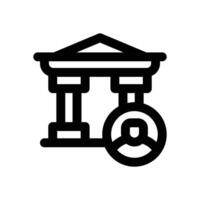 account line icon. Clean and minimalist icon for websites and mobile apps. vector