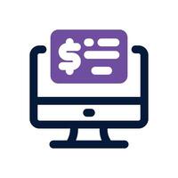 check dual tone icon. Sleek and modern icon for websites and mobile apps. vector
