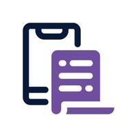payment dual tone icon. Sleek and modern icon for websites and mobile apps. vector
