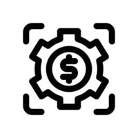 management line icon. Clean and minimalist icon for websites and mobile apps. vector