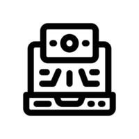 digital money line icon. Clean and minimalist icon for websites and mobile apps. vector