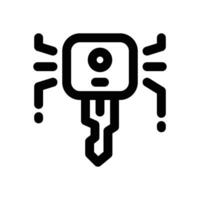 digital key line icon. Clean and minimalist icon for websites and mobile apps. vector