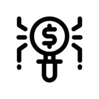 search line icon. Clean and minimalist icon for websites and mobile apps. vector