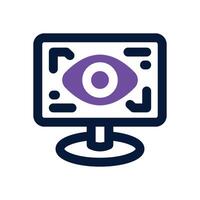 cyber dual tone icon. Sleek and modern icon for websites and mobile apps. vector