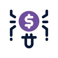search dual tone icon. Sleek and modern icon for websites and mobile apps. vector