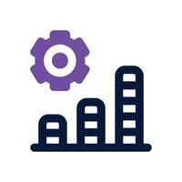 maintenance dual tone icon. Sleek and modern icon for websites and mobile apps. vector