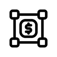 blockchain line icon. Clean and minimalist icon for websites and mobile apps. vector