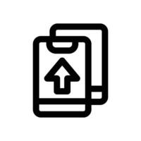 transaction line icon. Clean and minimalist icon for websites and mobile apps. vector