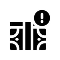 reduction glyph icon. Strong and solid icon for websites and mobile apps. vector