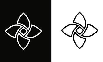 an arrow logo design vector