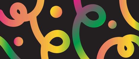 Abstract background with colored gradient lines. . vector