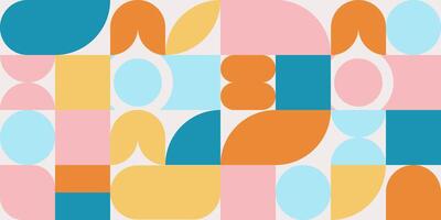 Abstract background. Simple geometric shapes. vector