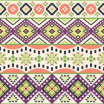 tribal a rayas sin costura modelo. azteca geométrico antecedentes. lata ser usado en textil diseño, web diseño vector