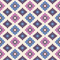 Tribal striped seamless pattern. Aztec geometric background, can be used in textile design, web design for making of clothes vector