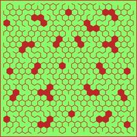 Honeycomb background. Geometric shapes. Simple geometric background. vector
