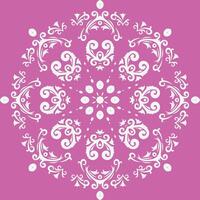 Damask Pattern Design Moroccan Korean Traditional Pattern Name Folk Embroidery, Aztec Ornament Print. Design for Carpet, Wallpaper, Clothing, Wrapping, Fabric vector