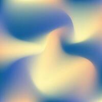 Abstract background with a yellow and blue swirl vector