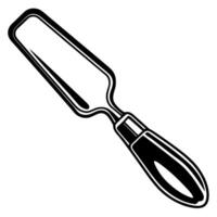 illustrated cheese slicer with handle black and white kitchen utensil drawing, tool for cheese slicing vector