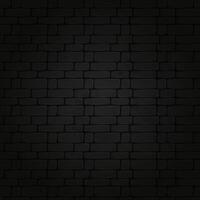 Dark brick wall pattern featuring uniform, aligned rectangular bricks vector