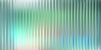 Green glass pattern texture effect. Holograph ice reed metal. Abstract 3d ribbed line gradient. Fluted laser ripple striations. Silver light corrugated transparent wall. Frosted plastic prism panel vector