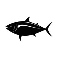 koi fish silhouette , on white background. vector