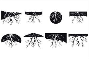 The Science Behind Lightning Strikes vector