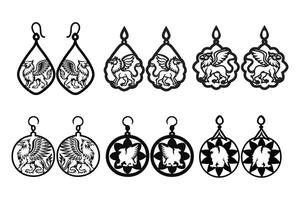 Griffin Earrings That Add a Fierce Touch to Your Style vector