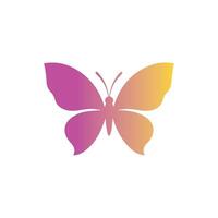 Simple and Beautiful Butterfly Icon vector