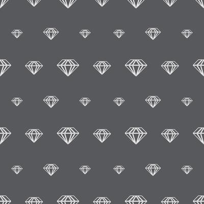 Seamless pattern of geometric lined diamonds pattern
