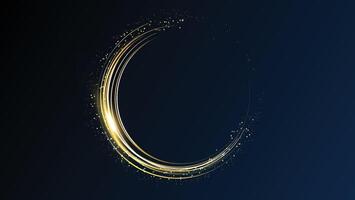 The tornado of light with sparkling lines. stock illustration vector