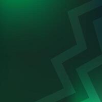 Abstract green gradient color geometric shape line effect background. Wallpaper design vector